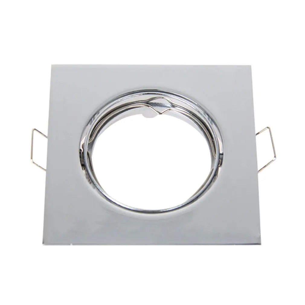 

4X/10X Down Light Polished Chrome Mains Recessed Ceiling Downlight Square