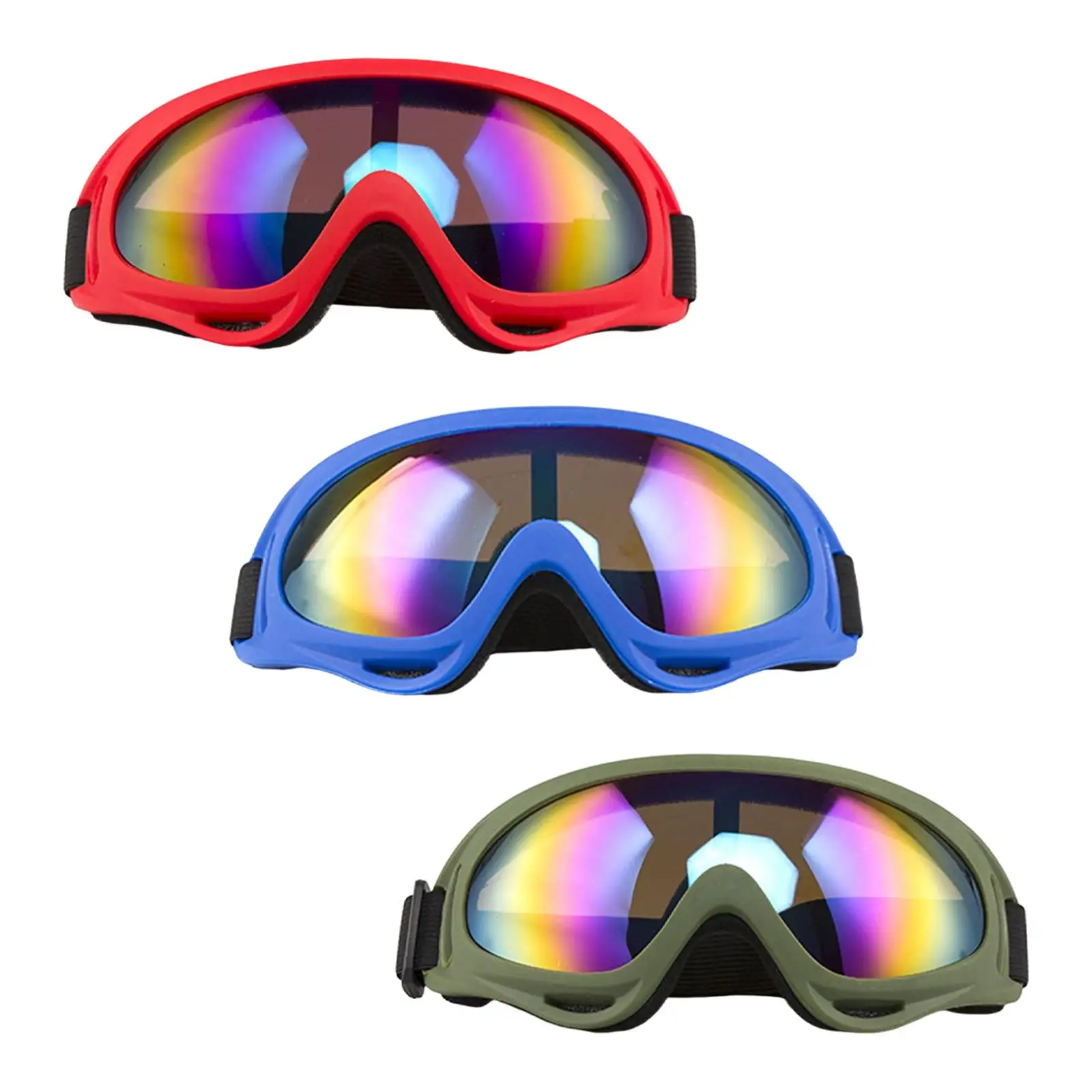 

Outdoor Sports Ski Goggles Motorcycle Glasses for Unisex Adults Skating Snowmobiles