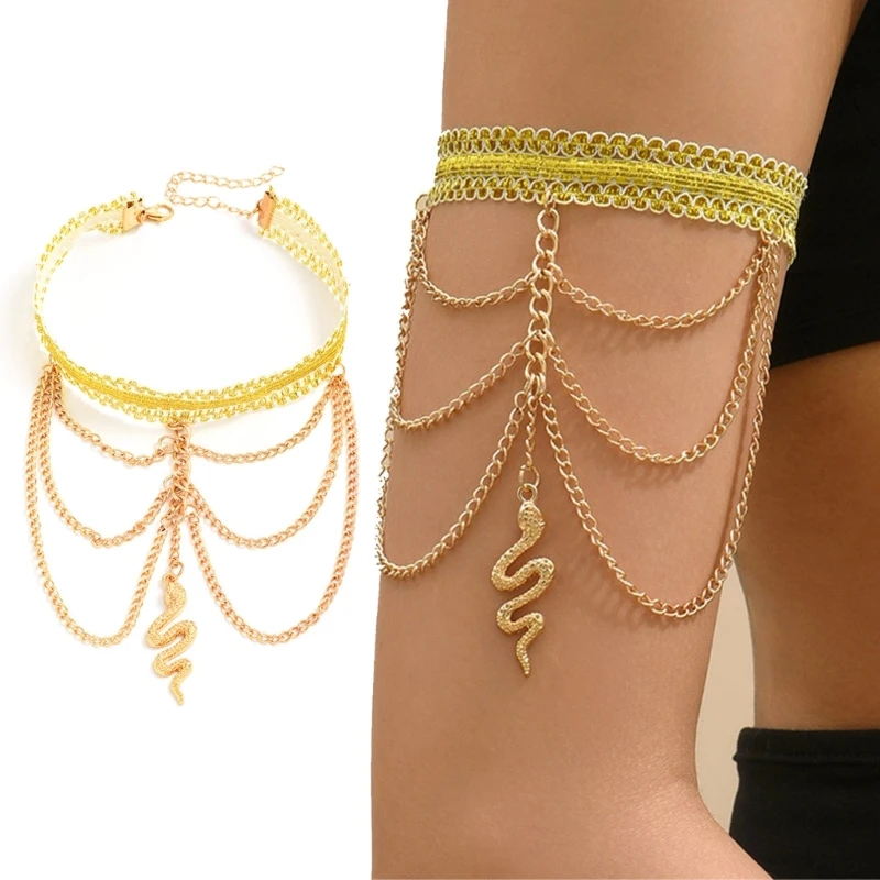 

Arm Bracelet for Women Girl Gold Mental Upper Arm Bangle Bracelet Simple Adjustable-Armlet Armband Baroque Arm Cuff