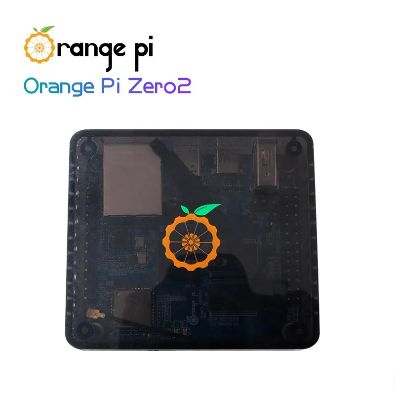 Оригинальный чехол Orange Pi Zero 2 черный из АБС-пластика опция теплоотвода прозрачный