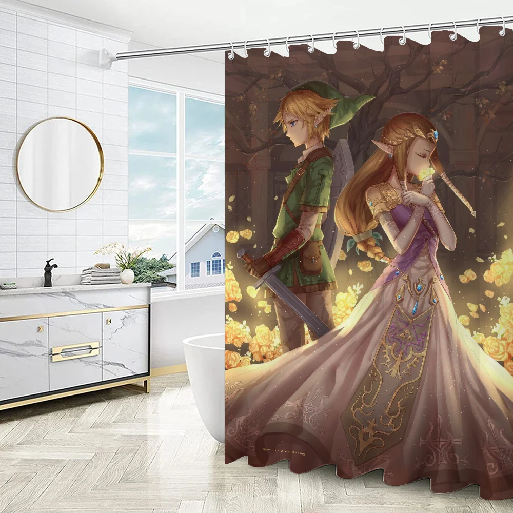 Занавеска Для Душа Z-Zalda Экологически Чистый Полиэстер Современная Полосатая