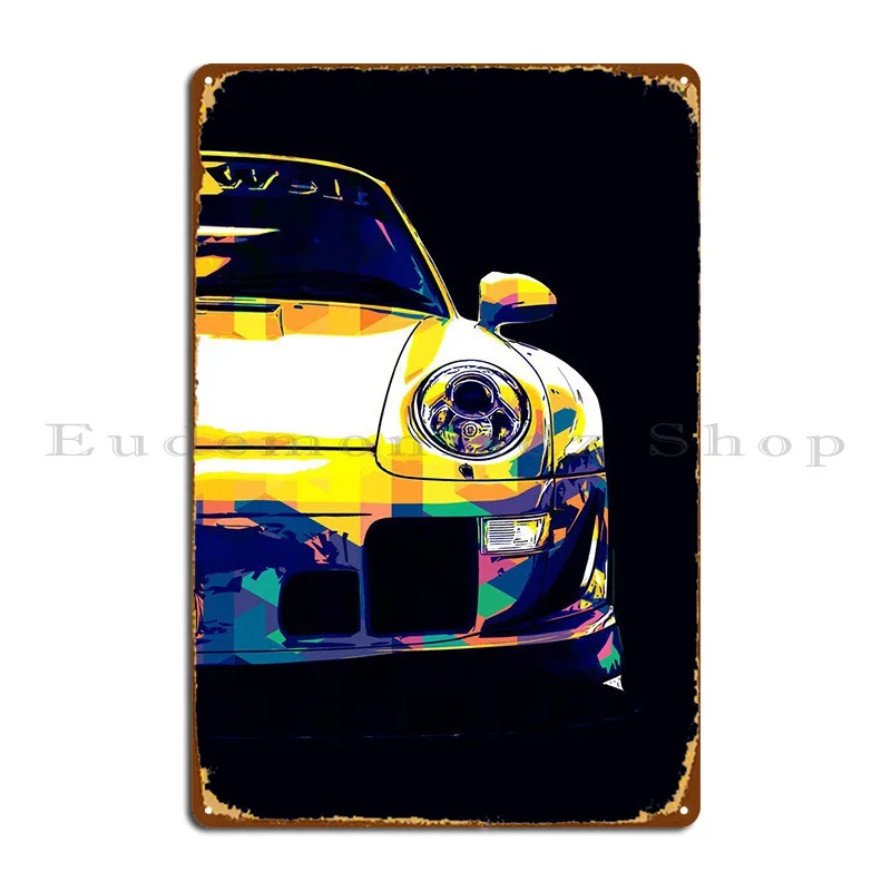 

Ретро супер автомобиль металлический налет настенная пещера персонализированный Настенный декор жестяной знак плакат
