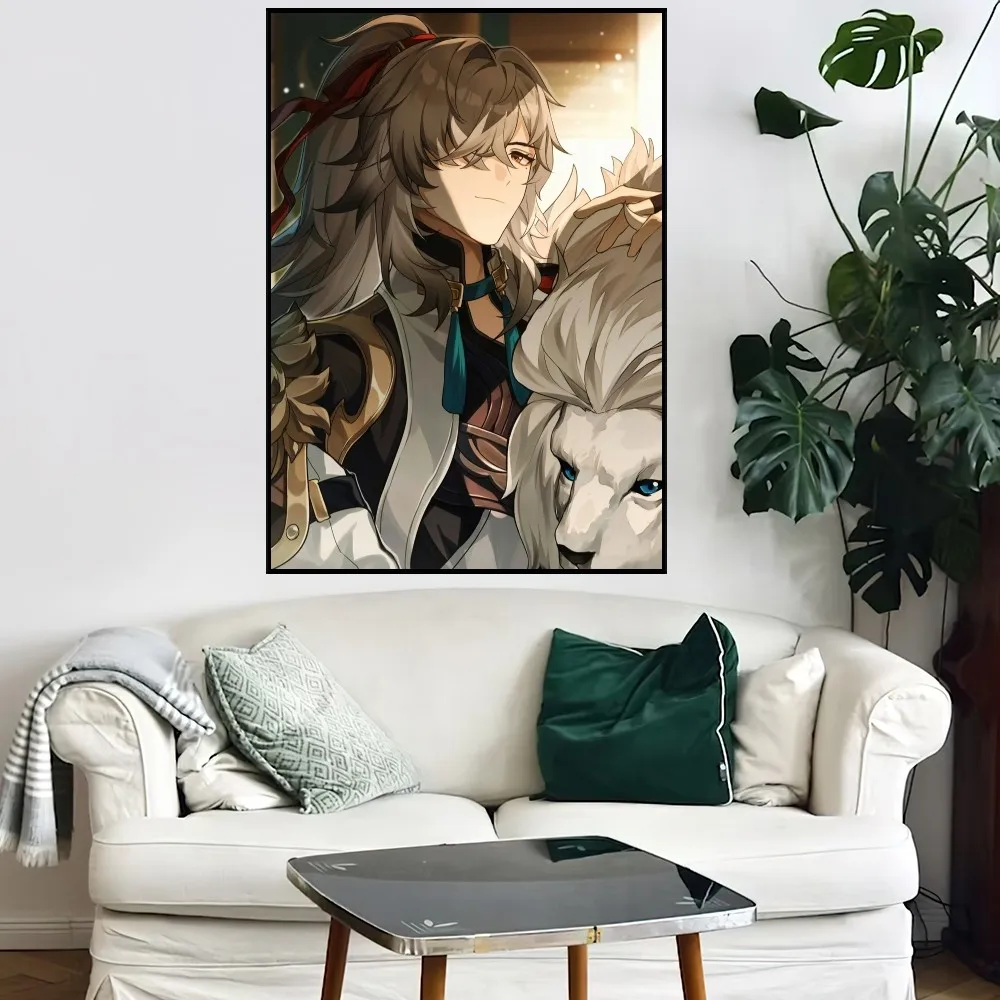 Honkai Star Rail Jing Yuan плакат домашний бар кофейня Декор эстетическое искусство