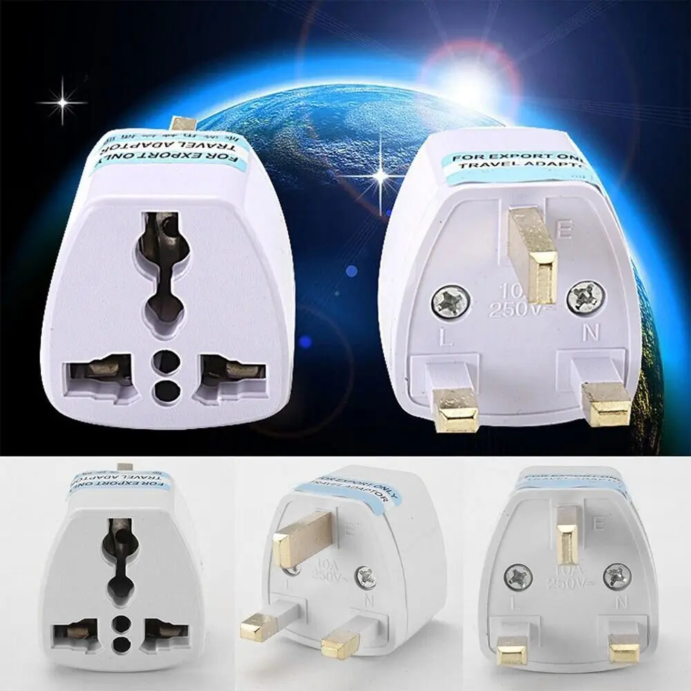 

3PCS 13A 250V Universal Home Plug Adapter Electrical Socket 3 Pin Plug Conversion Plug Power Socket
