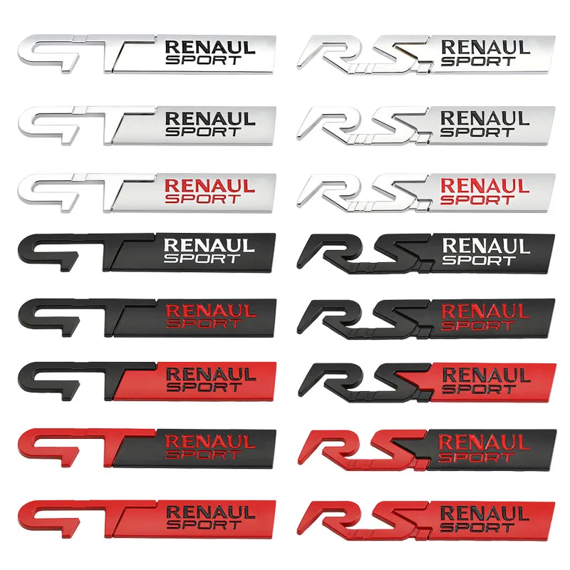 

Автомобильная наклейка GT Sport Логотип эмблема наклейка для Renault Clio Scenic laguna Logan Megane Koleos Sandero saffane VelSatis Arkana Espace