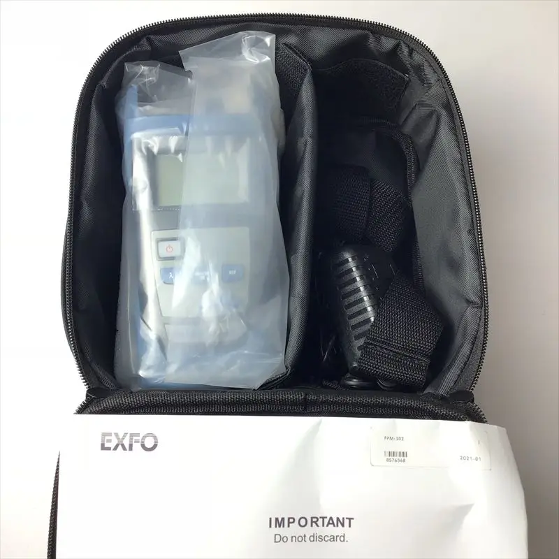 Original EXFO FPM-300 Fiber Optical Power Meter FPM-302-XX Optic Cable Tester Multimeter Ge Detector
