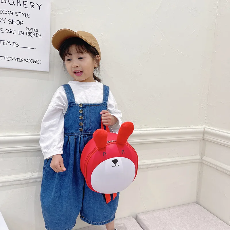 New Fashion Children's Hard Shell Schoolbag Cartoon Lovely Rabbit Kindergarten Backpack for Boys and Girls Children Gifts