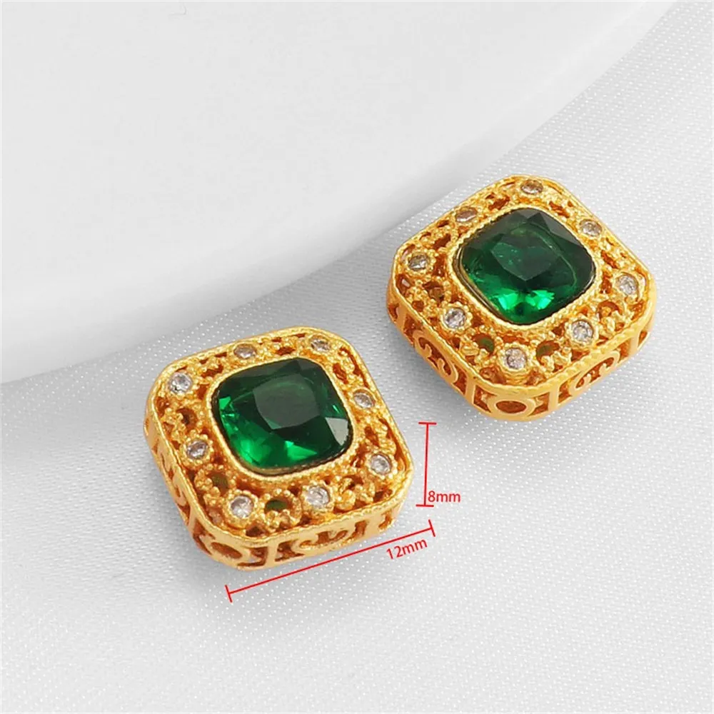 Золотые бусины для браслета и ожерелья