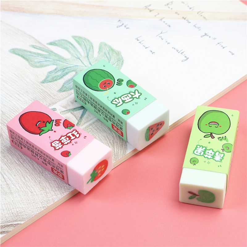 

Cute Eraser Student pencil drawing eraser clean without leaving traces 2PCS/lot school study stationery prizes