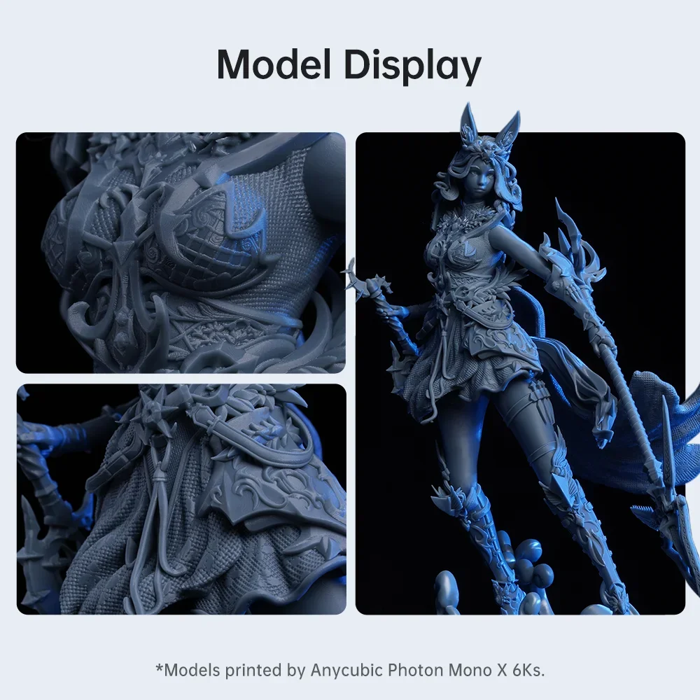 ANYCUBIC Photon Mono X 6Ks 3D принтер 6K 9 1 дюймов ЖК SLA высокоскоростная УФ Смола печать размер