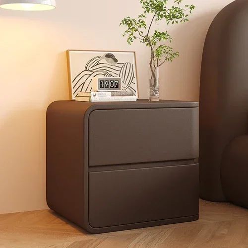 Белый ночной столик с выдвижными ящиками ночные столики в скандинавском стиле