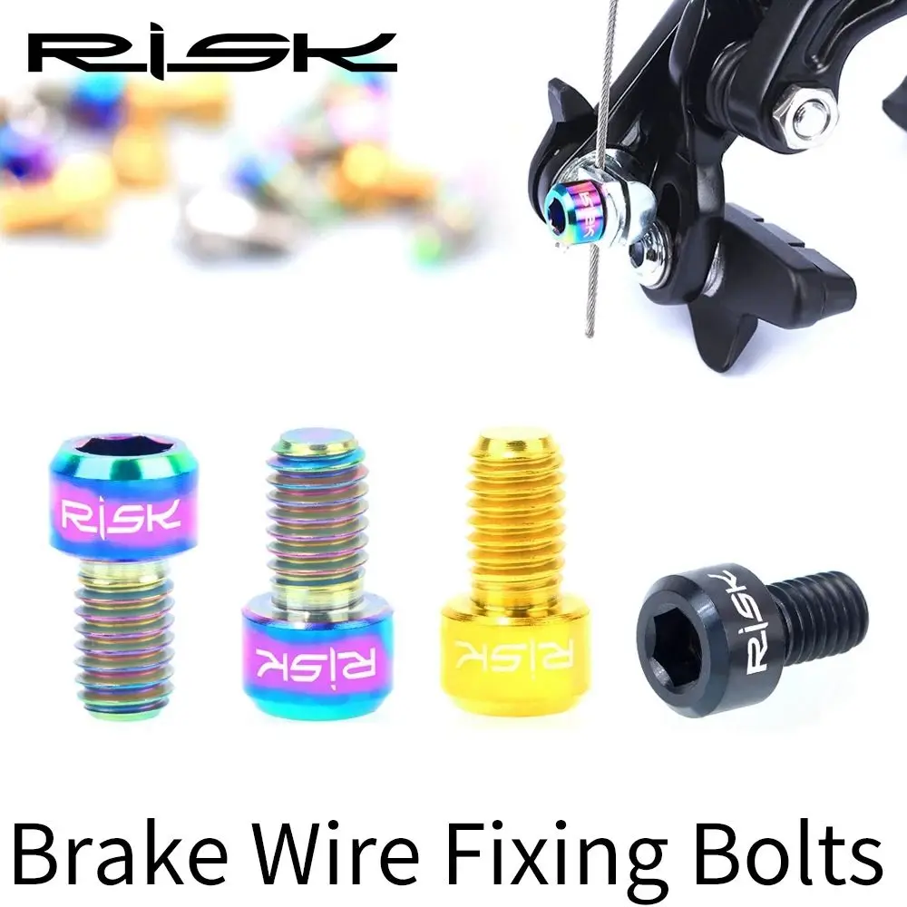 

Tube Pressing Screw TC4 Titanium Alloy Road C Brake Wire Fixed Bolts Fix Screws Inner Line Screws Inner Cable Screw