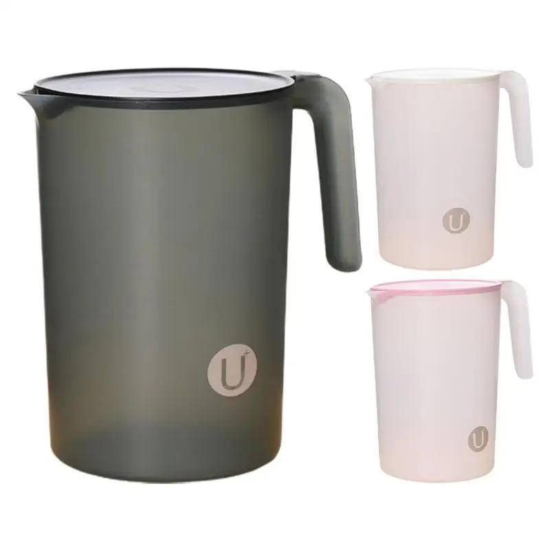 

Water Pitcher Clear Large Capacity Pitcher Heat Resistant Cold Water Household Teapot Kettle Beverage Storage Container Bottle