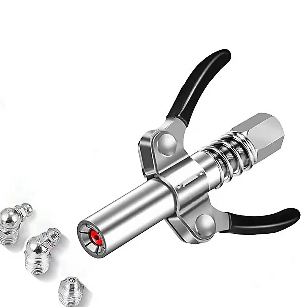 

5 типов смазка муфта сверхмощный быстроразъемный смазочный пистолет муфта NPTI/8 10000PSI два пресса легко нажимать аксессуары для экономии масла