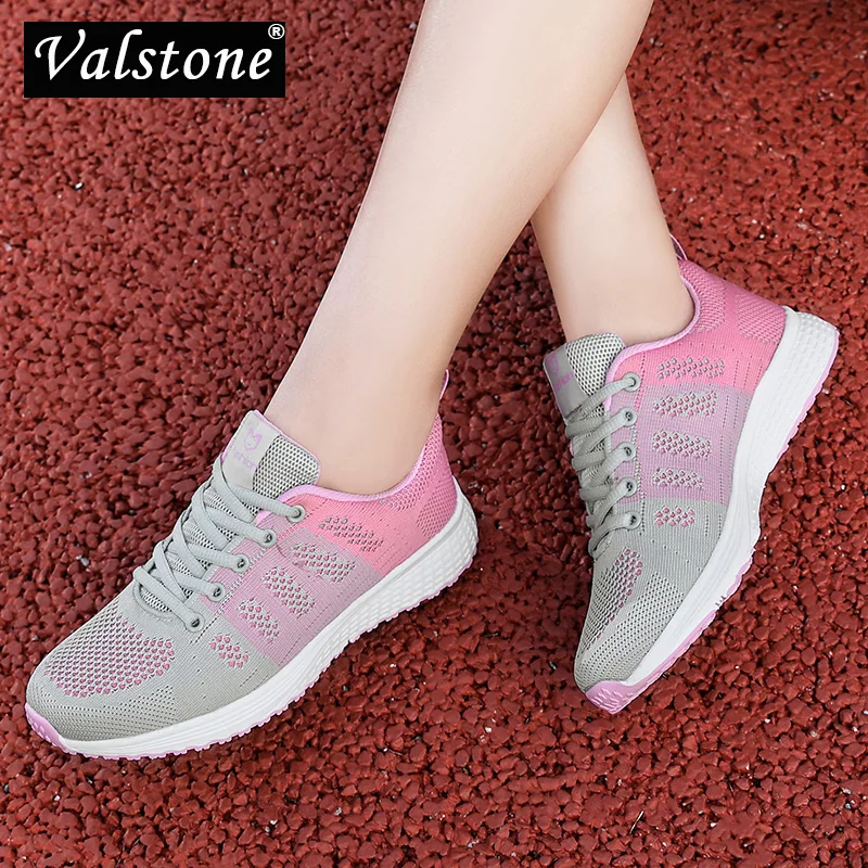 

Valstone Summer Mesh Women Casual Sneakers Fashion Breathable Walking Shoes Outside Quality Footwear Soft Comfort Wear-resisting