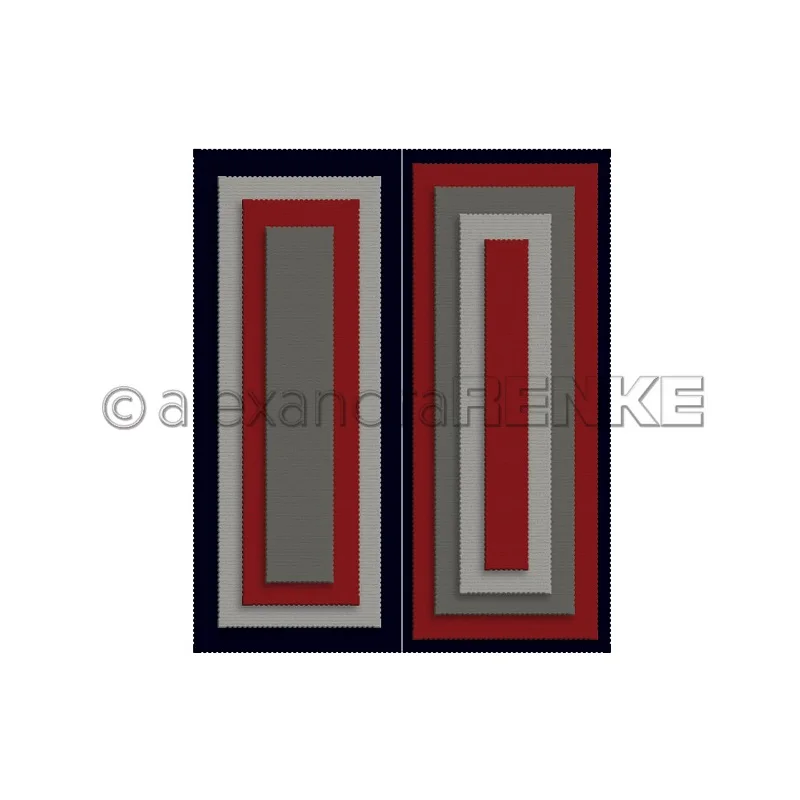 

Red Black White Rectangular 2022 New Metal Cutting Die for DIY Scrapbooking Craft Die Cutting Die Maker Photo Album Template Han