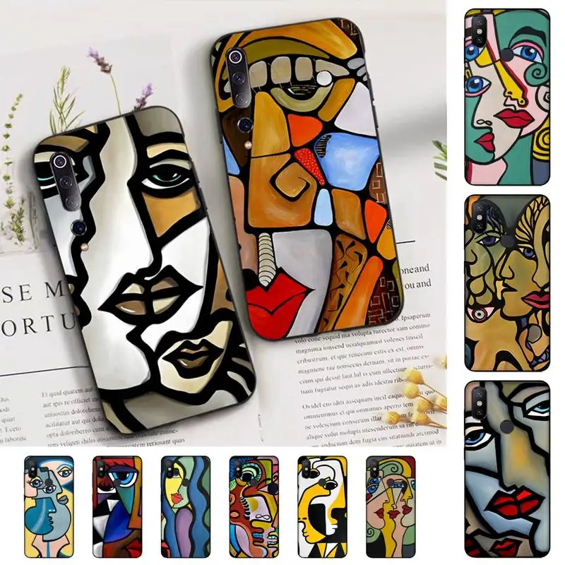 

Picasso abstract Art Phone Case for Xiaomi mi 5 6 8 9 10 lite pro SE Mix 2s 3 F1 Max2 3