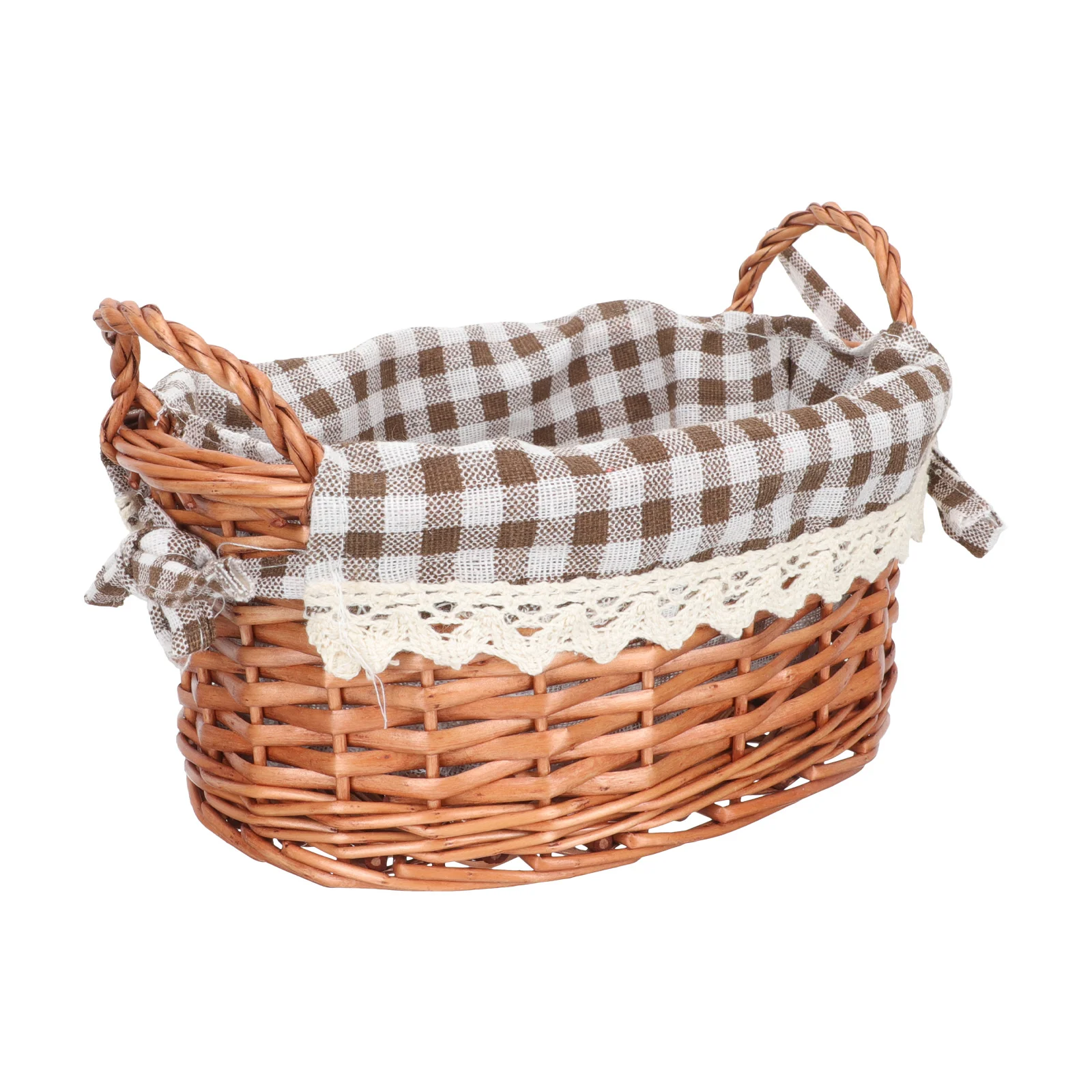 

Basket Storage Baskets Woven Wicker Rattan Large Seagrass Fruit Bins Serving Toy Shelf Desktop Sundries Organizer