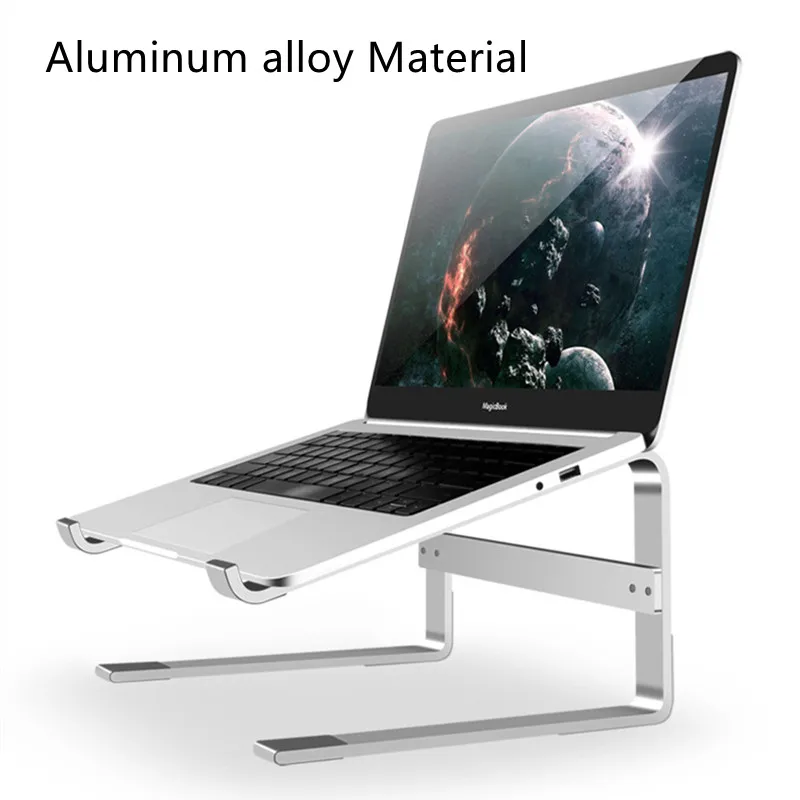 

Aluminum Laptop Stand Desk Notebook Riser Holder For Macbook Air iPad Dell HP Lenovo Xiaomi Computer Tablet Support Accessories