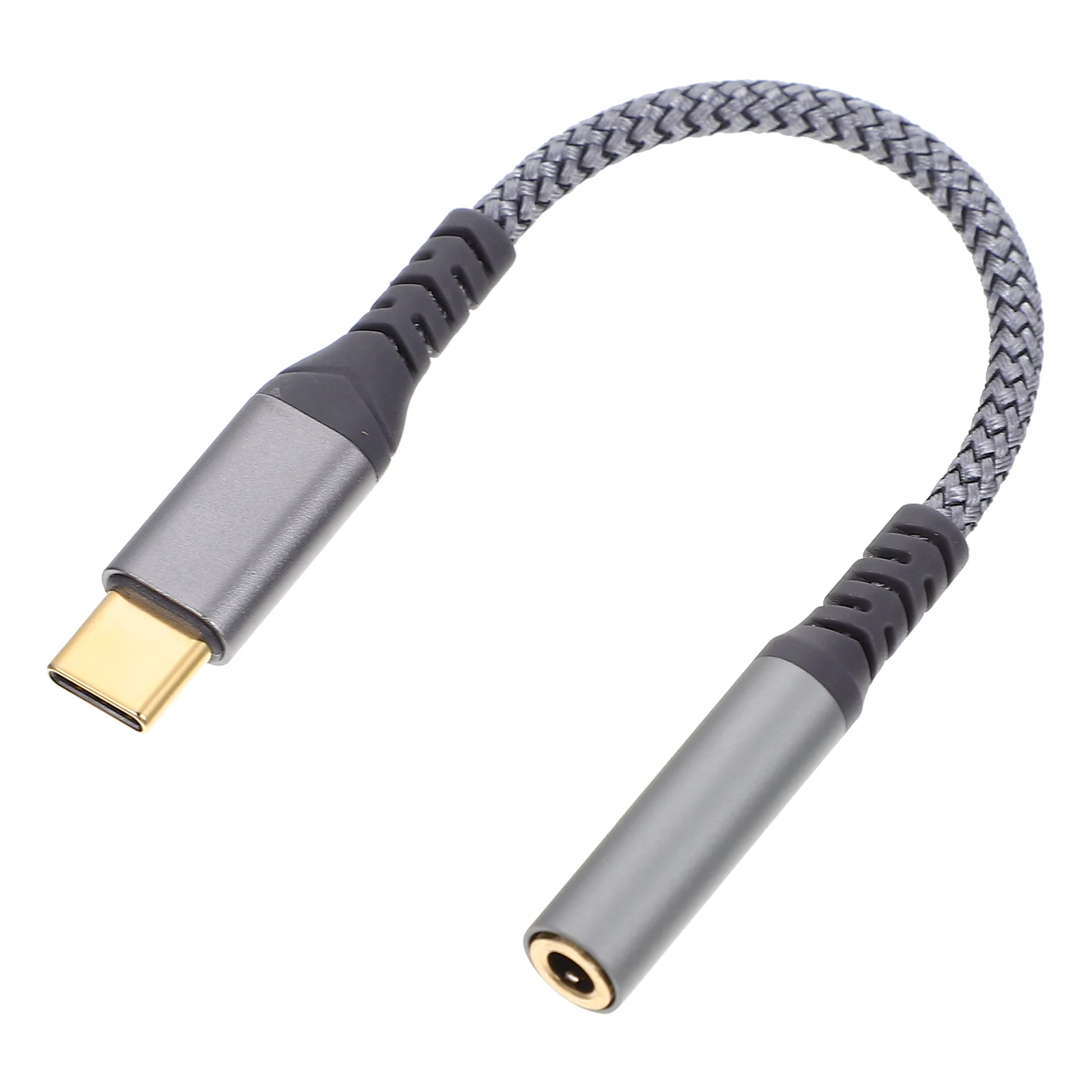 

USB-C Earphone Adapter Cable USB Type-C to 3.5mm Headphone Audio Converter