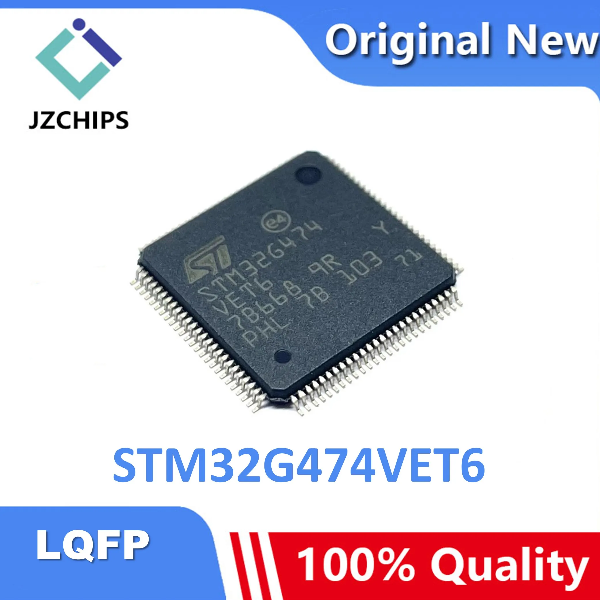 

1pcs/lot Original Genuine STM32G474VET6 LQFP100 STM32G4 Series STM32 Mainstream MCU Single Chip micro controller LQFP-100