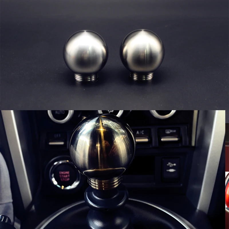 

For universal thread interface M12M10M8 Titanium alloy shift head stop head hanging stop rod wave stick head gear shift lever
