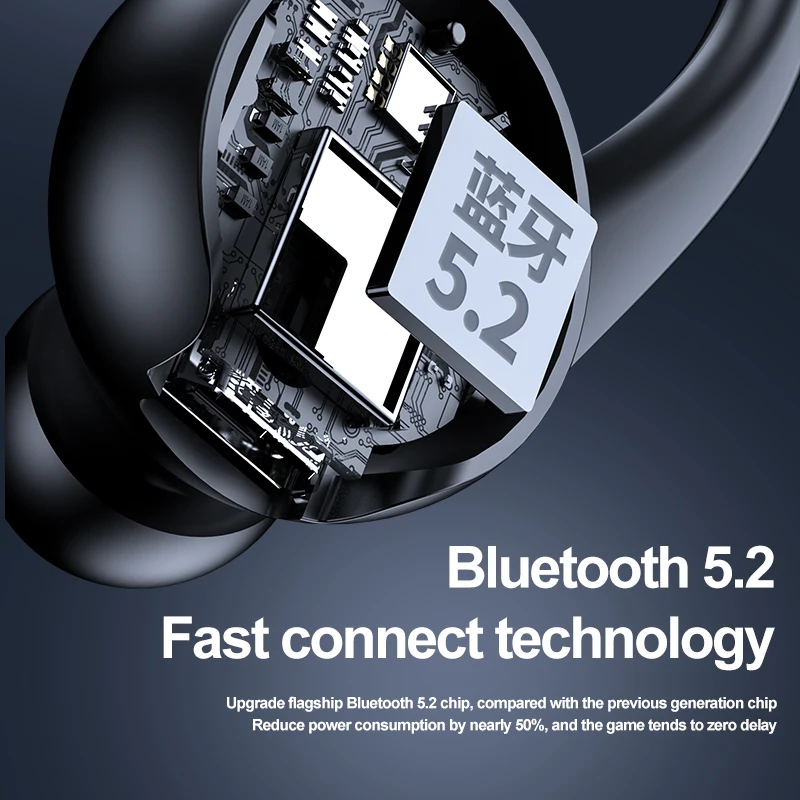 t10 tws wireless headphones touch stereo headphones bluetooth 5 2 sports waterproof earbuds with microphone free global shipping