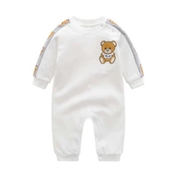 new arrival spring autumn fashion style baby clothes boy girls printed bear cotton toddler newborn baby romper 0 24 months