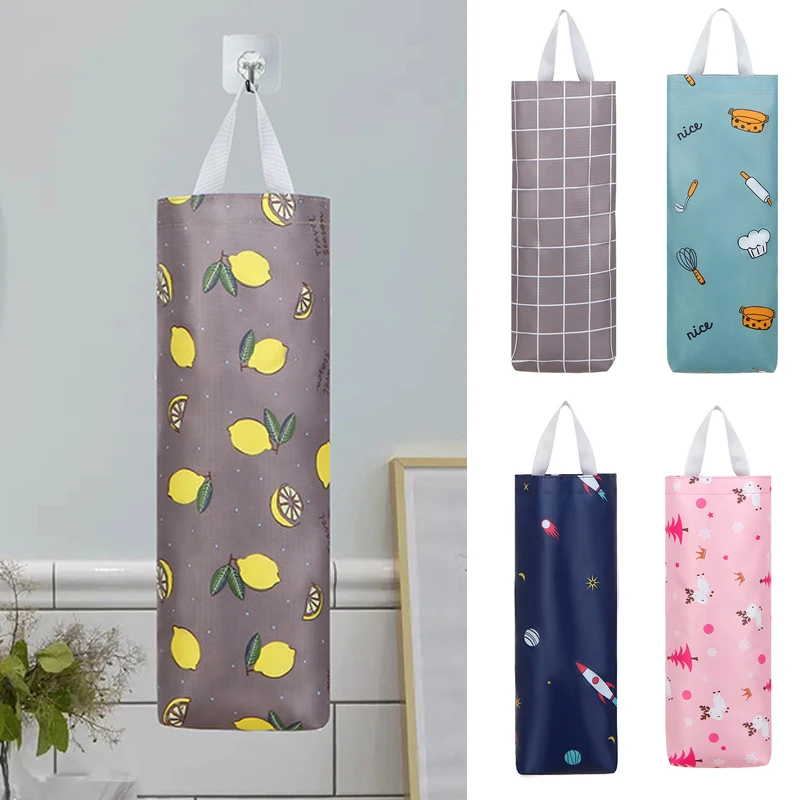 

Настенная Сумка-сортировщик для всякой всячины, держатель для продуктов, диспенсер для ванной комнаты, подвесной органайзер для хранения мусора, Домашний Органайзер