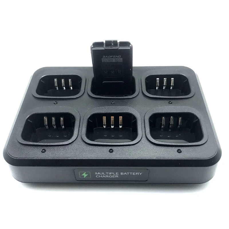 Baofeng UV-5R Portable Radio Multiple Six Way Rapid Battery Charger For BF-F8HP BF-F8+ UV5RA UV5RE DM5R Walkie Talkie BL-5 Charg