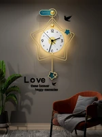 nordic minimalist star watch wall home design glowing large silent watch wall minimalist duvar saati home decor gift