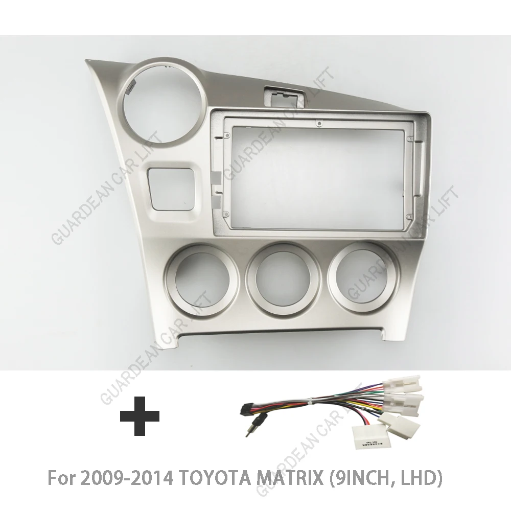 

Автомобильный радиоприемник, облицовка для Toyota Matrix 2009-2014 (9 дюймов), Android, GPS, MP5, стереоплеер, 2 Din, головное устройство, панель приборной панели, комплект облицовки