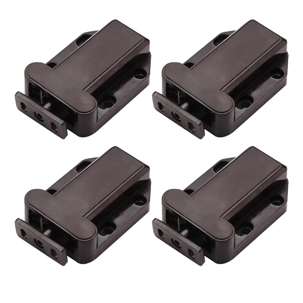 

4pcs Drawer Safe Push Cupboard Plastic Touch Latches Cabinet Plastic Push