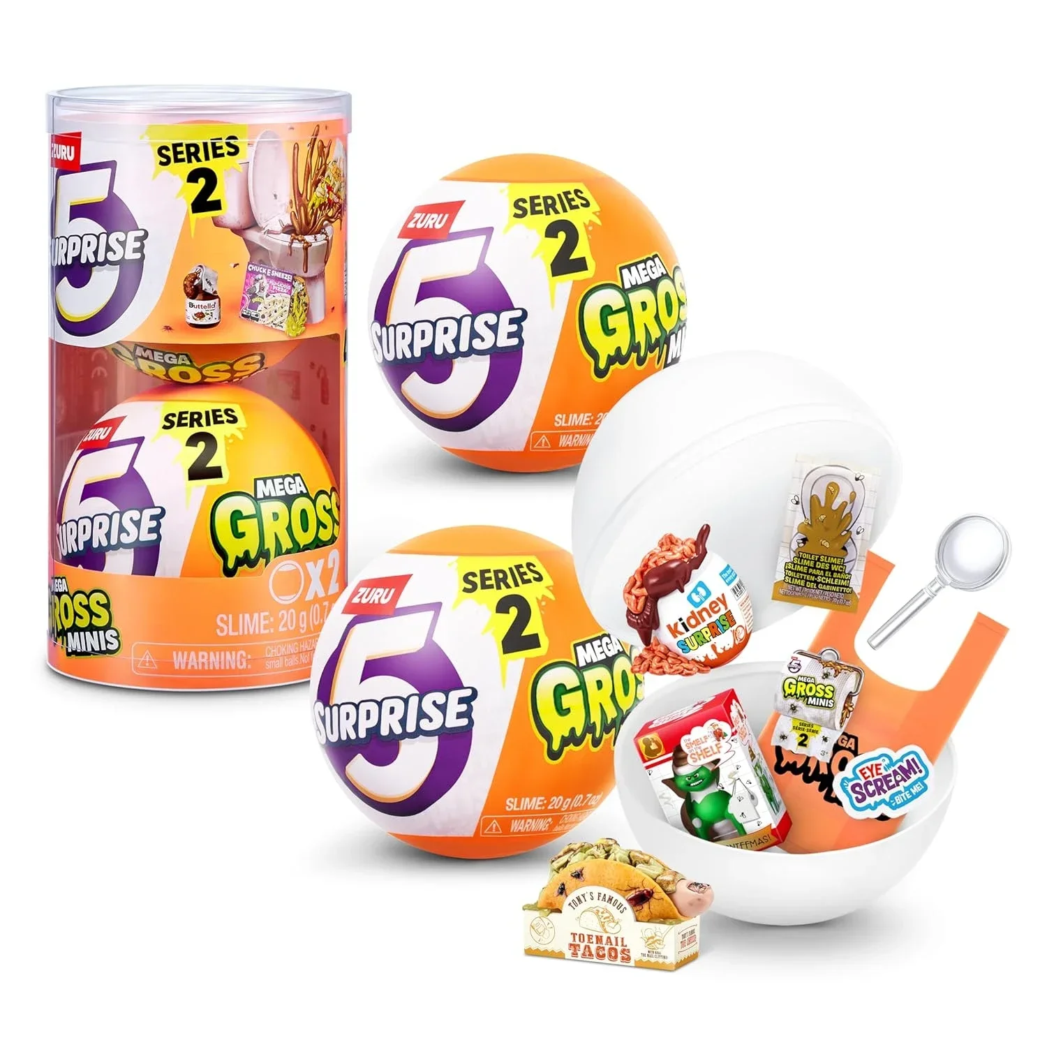 Горячие игрушки 5 сюрпризов Mega Gross Minis Mystery Series 2 коллекционные Brands слепая коробка