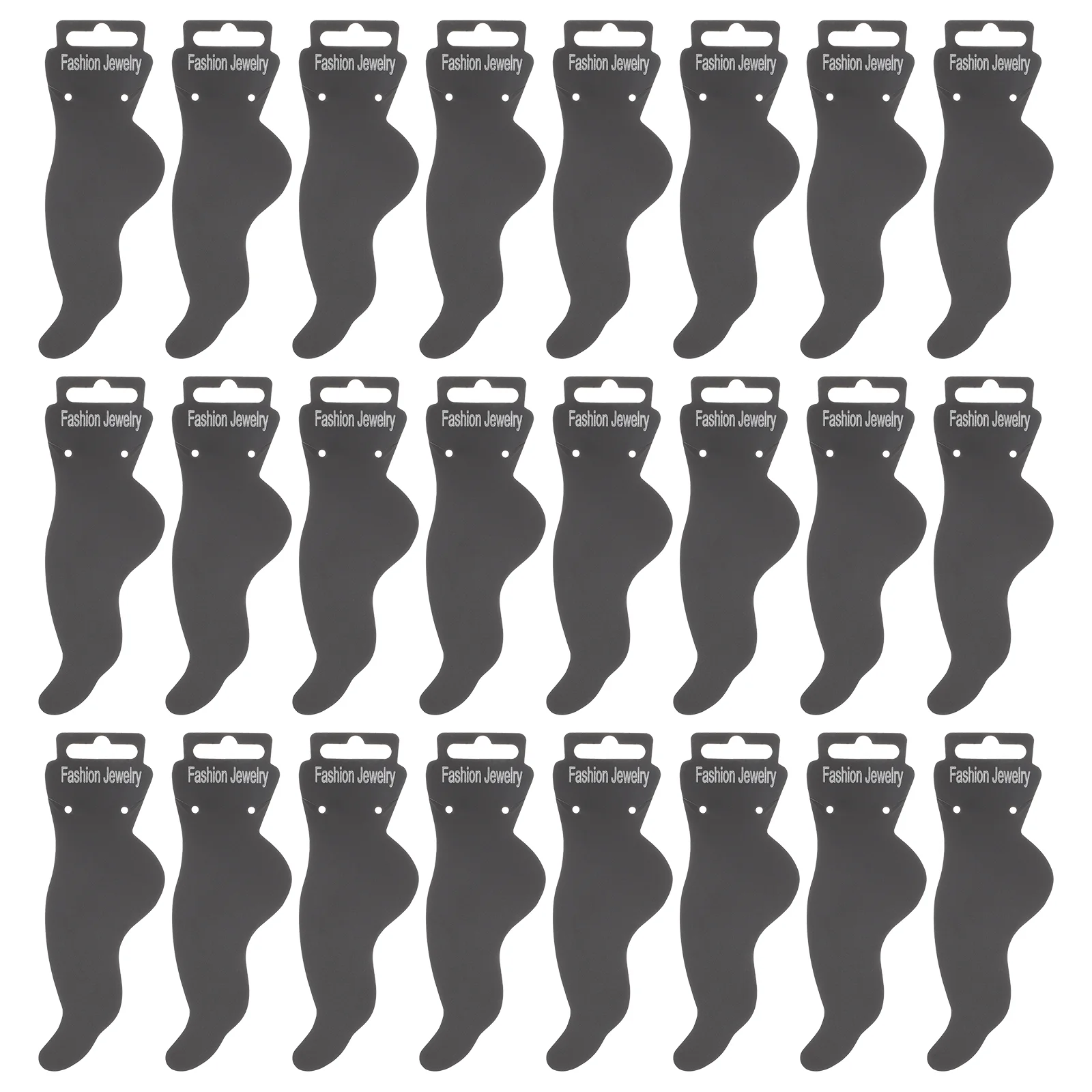 

100 Pcs Toddler Hair Clips Retail Price Cards Necklace Display Card Bracelet Display Cards Paperboard Tags Earring Display Card