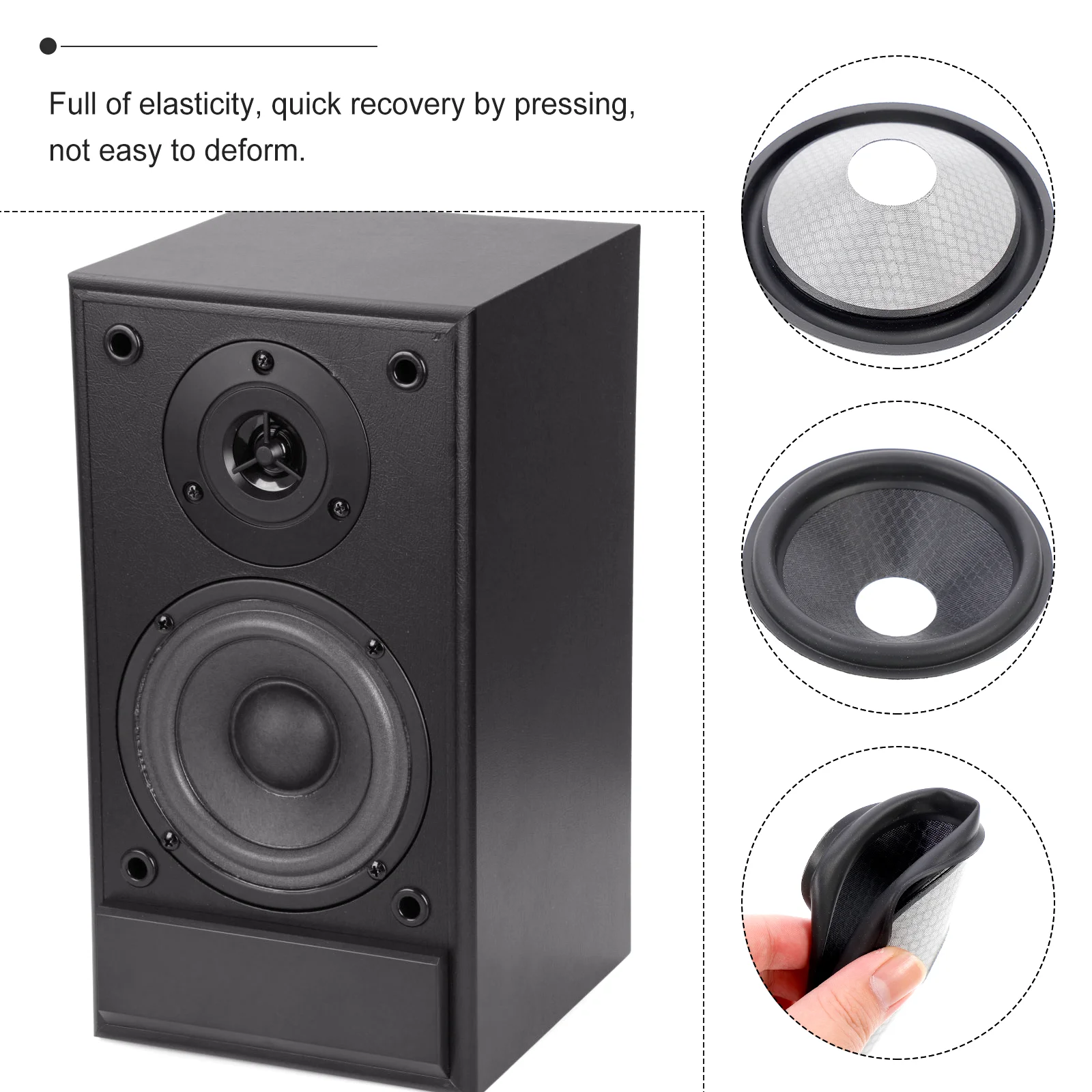 Speaker Cone 5 Inch Subwoofer Cone Aluminum Pp Speaker Part Speaker Supply enlarge