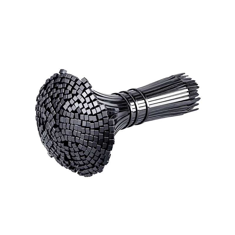 Пластиковый нейлоновый кабель 100 шт. самоблокирующийся кабельный хомут