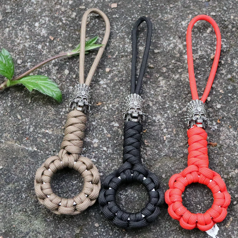 Искусственный шнур плетеный индийский брелок для ножа веревка раннего развития