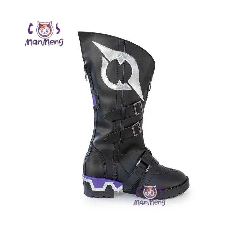 Genshin Impact Косплей Обувь Ororon Новые красивые кожаные ботинки для мужчин и женщин