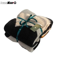 ins korean style sunflower class a knitted blanket multifunctional sofa office nap blanket four seasons universal