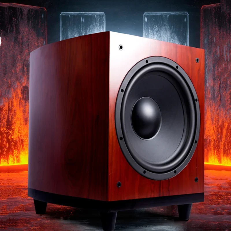 Двойной 8-дюймовый HIFI 5 1/7 1 комплект деревянных динамиков для домашнего