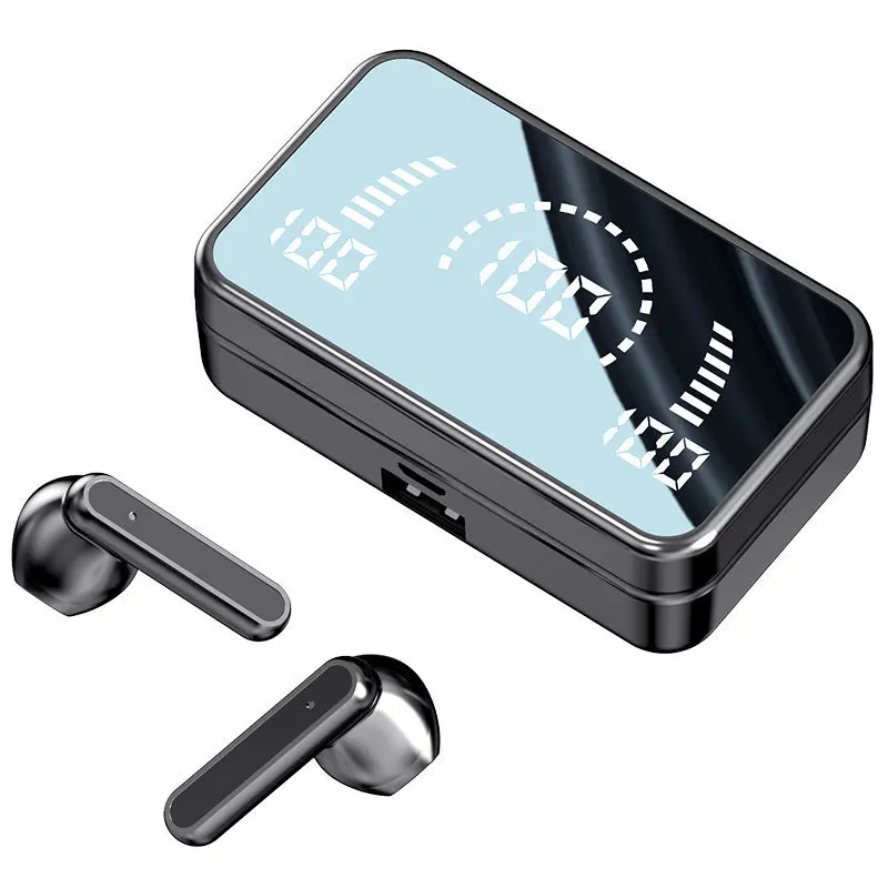 

V9 Wireless TWS Earphone Business Bluetooth Headset Power Digital Display 5.1 Sports Hanging Ear Touch Headphone Waterproof S20