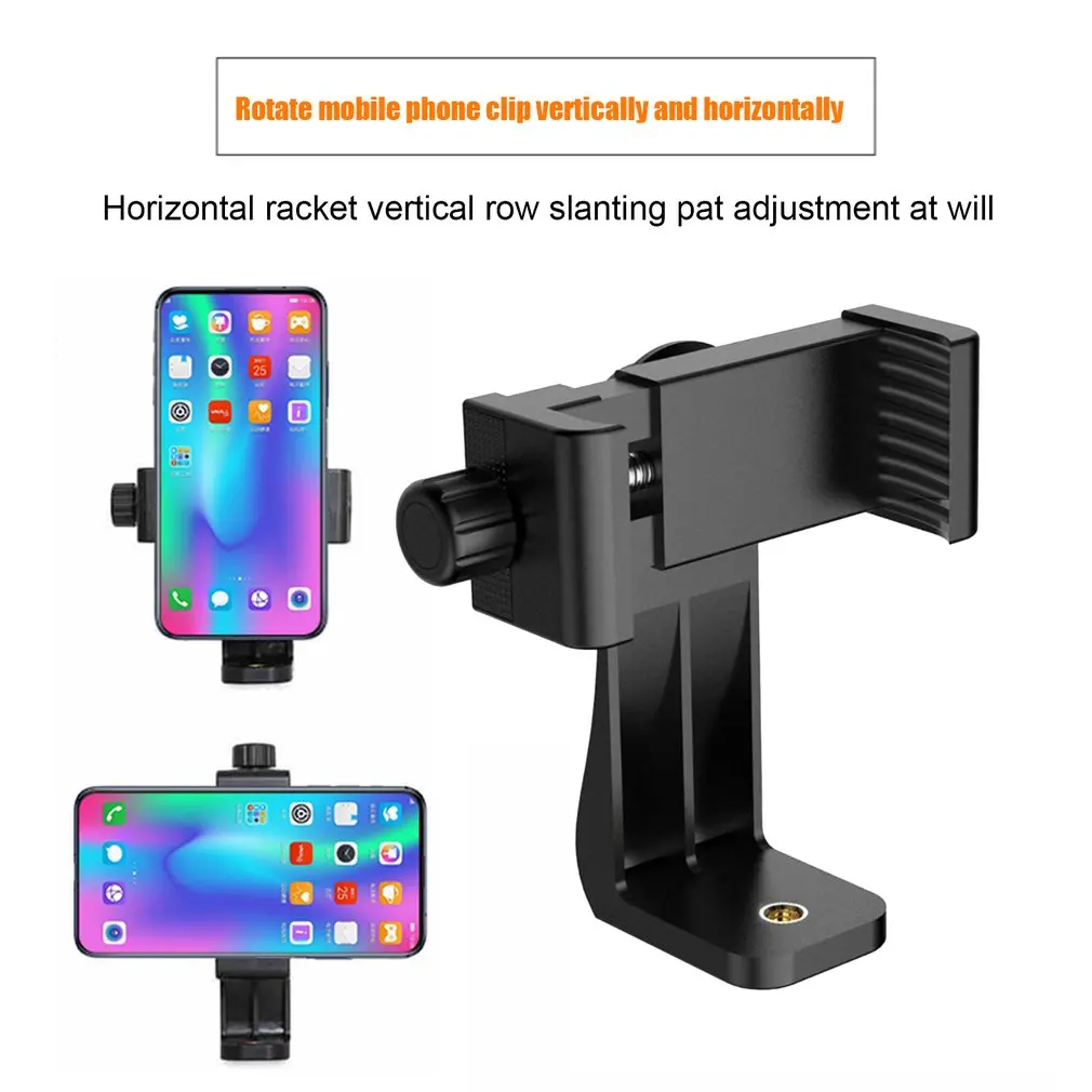 

Держатель для телефона крепление зажим Горизонтальная и вертикальная съемка для телефона Холодный башмак крепление для видеосъемки микро...
