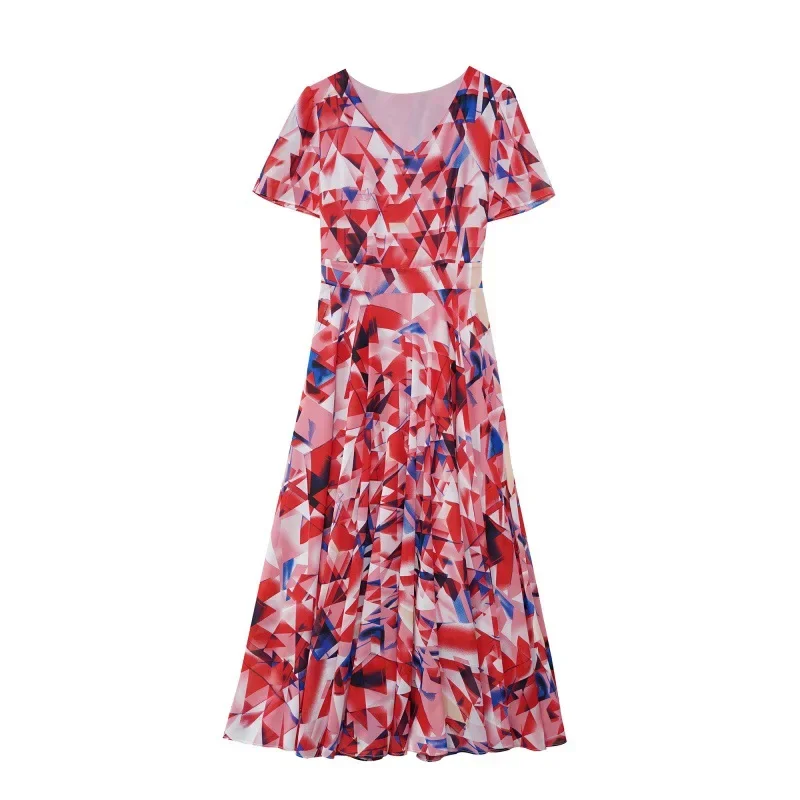 2024 новое летнее шифоновое ароматное платье больших размеров высококачественное