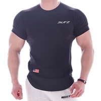 2022 european and american quick drying fitness sports short sleeved mens t shirt summer fitness clothing casual wear