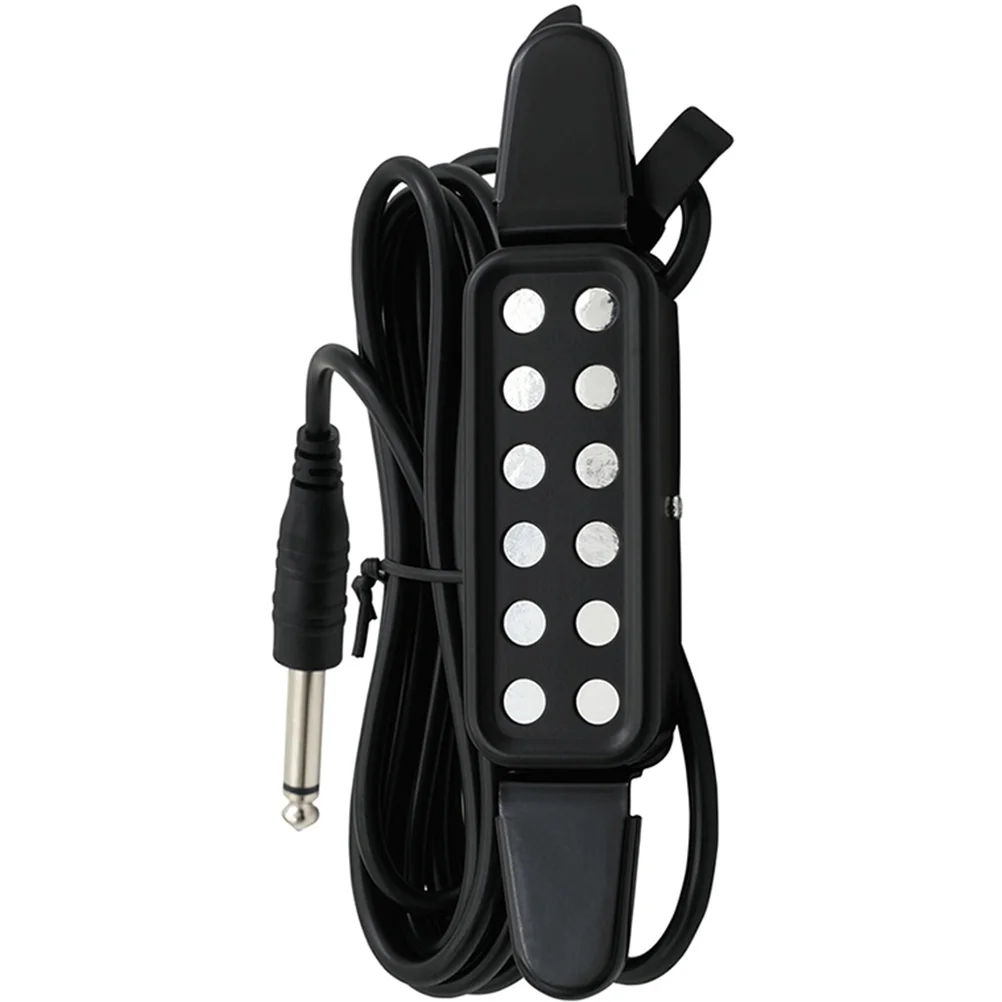

Folk Guitar Pickup No Drilling Acoustic Guitar Pickup Professional Electric Guitar Pickup with Cable Cord
