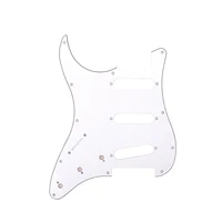 11 holes electric guitar pickguard sss guitar scratch plate screws for st style guitar parts replacement