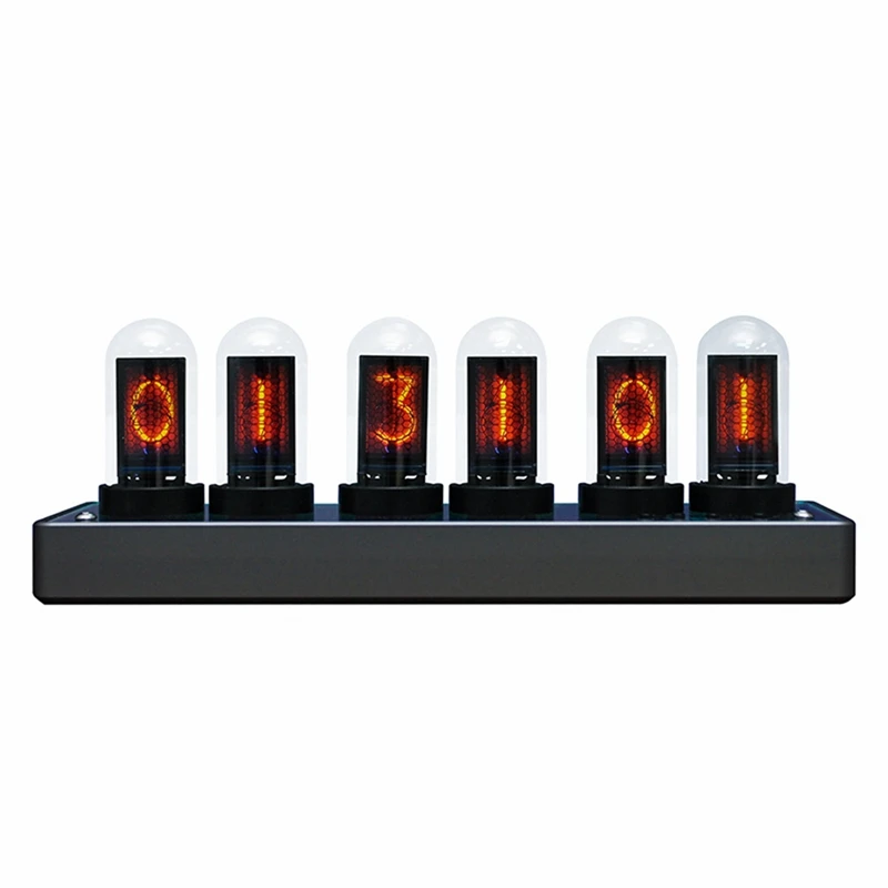 

Nixie Tube Clock Digital Variable Color Clock LED Digital Clock Desk Led Desktop Home Decor RGB LED Tube IPS Module