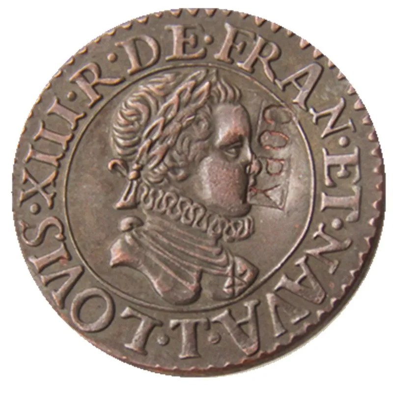 

Франция, 1611, 100% Медные копировальные монеты