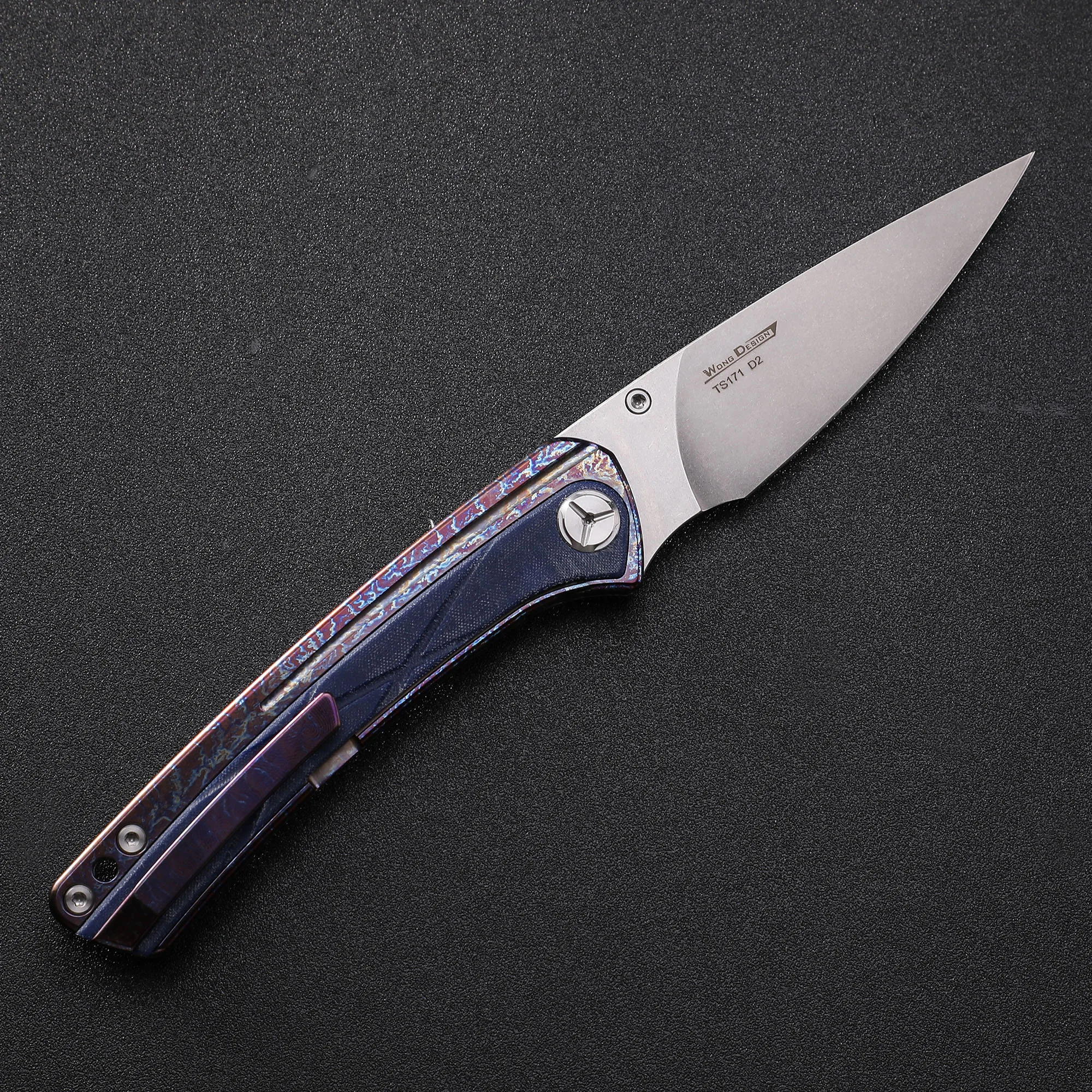 Складной нож TwoSun TS171 D2 сталь TC4 ручка EDC гаджеты для выживания на открытом воздухе